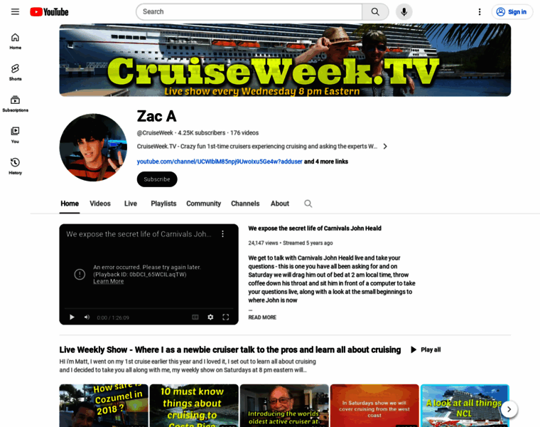 Cruiseweek.tv thumbnail