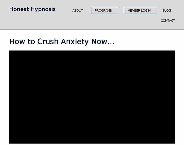 Crushanxiety.com thumbnail