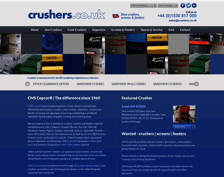 Crushers.co.uk thumbnail