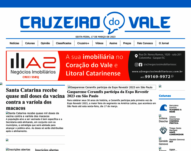 Cruzeirodovale.com.br thumbnail