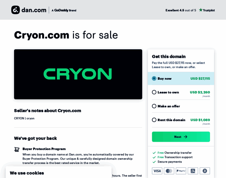 Cryon.com thumbnail