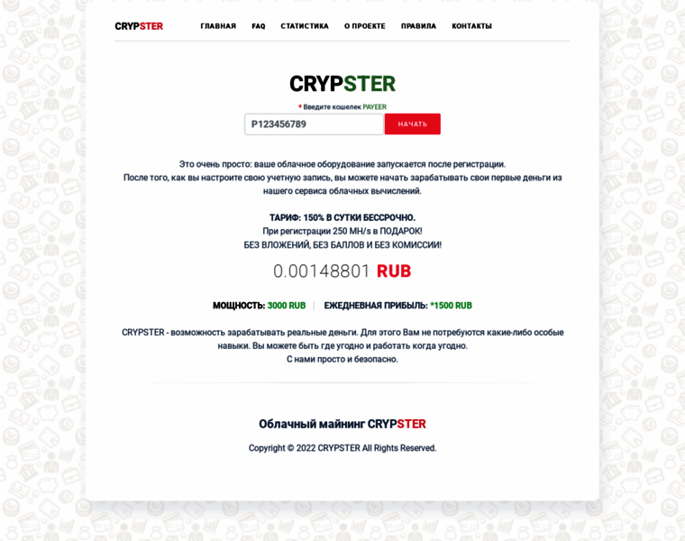 Crypster.site thumbnail