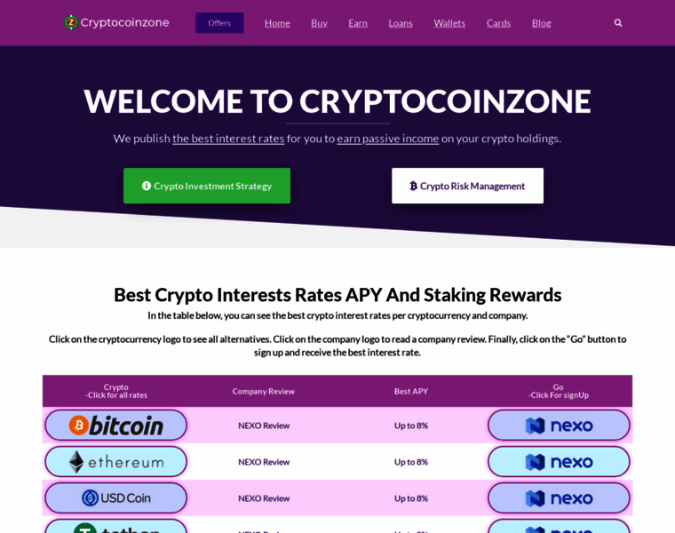 Cryptocoinzone.com thumbnail