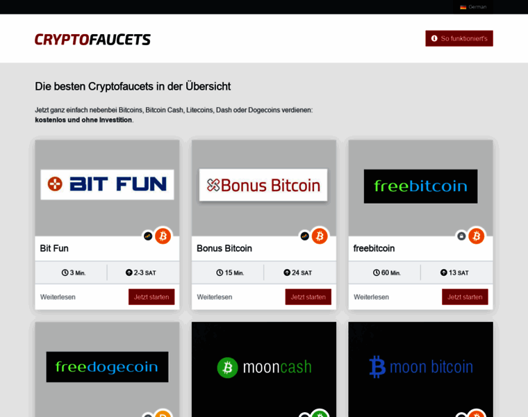Cryptofaucets.online thumbnail