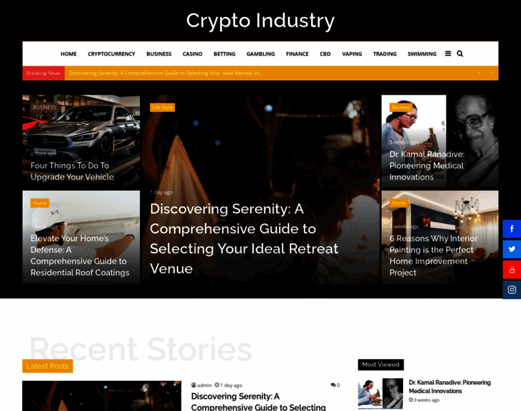 Cryptoindustry.co.uk thumbnail