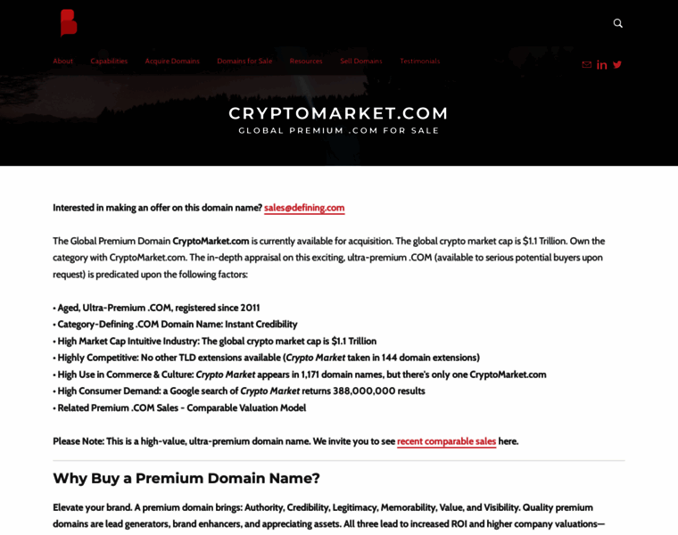 Cryptomarket.com thumbnail