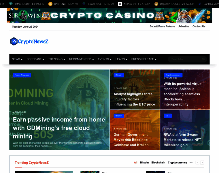 Cryptonewsz.com thumbnail