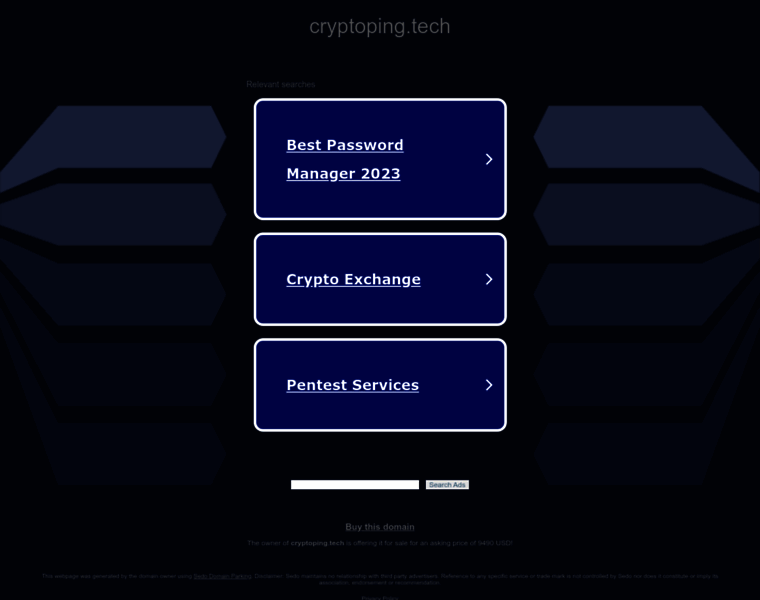 Cryptoping.tech thumbnail Cryptoping.tech thumbnail