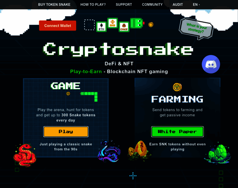 Cryptosnake.game thumbnail