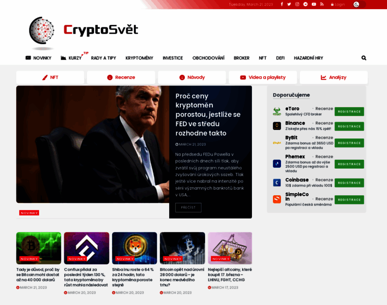 Cryptosvet.cz thumbnail