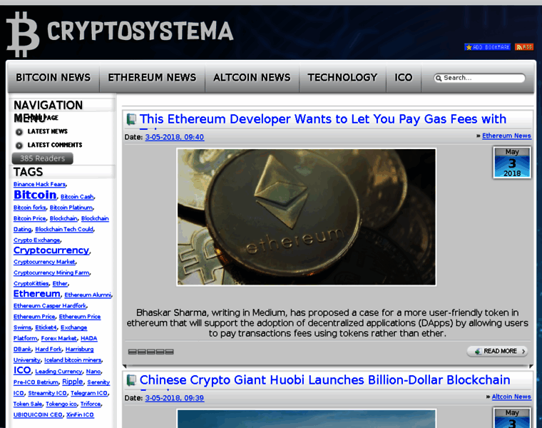 Cryptosystema.com thumbnail