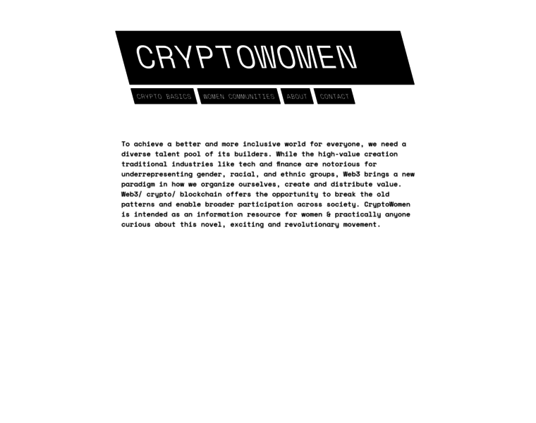 Cryptowomen.global thumbnail