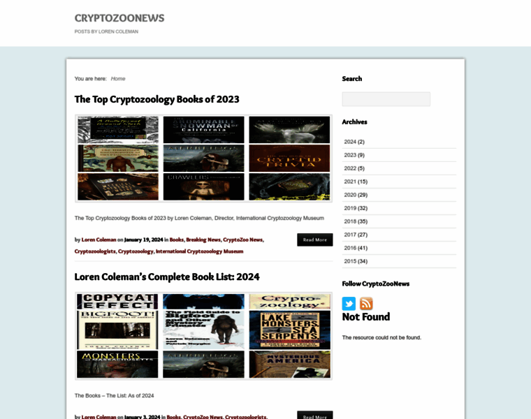 Cryptozoonews.com thumbnail
