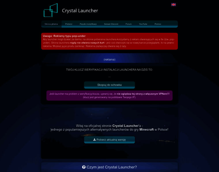 crystal-launcher.pl at WI. Oficjalna strona główna - Crystal Launcher