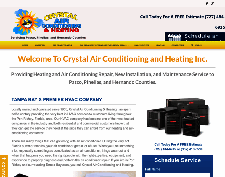 Crystalairconditioningandheating.com thumbnail