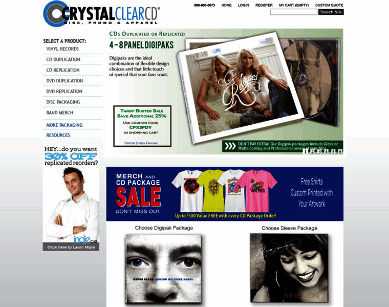 Crystalclearcd.com thumbnail