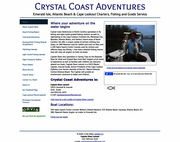 Crystalcoastadventures.com thumbnail
