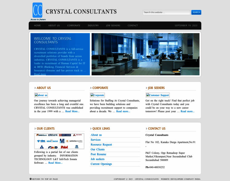 Crystalconsultants.in thumbnail