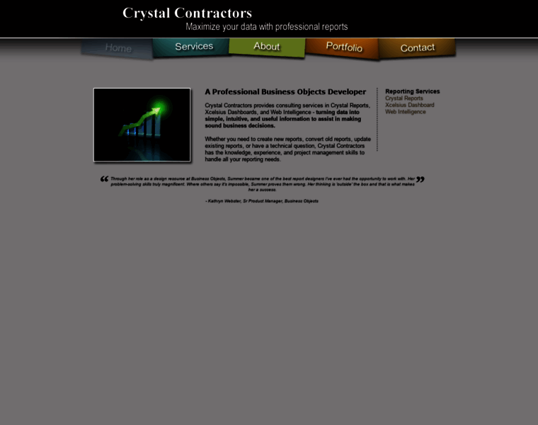 Crystalcontractors.com thumbnail