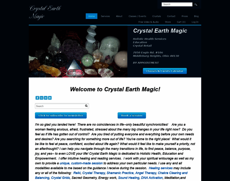 Crystalearthmagic.com thumbnail