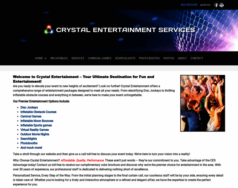 Crystalentertainmentservices.com thumbnail