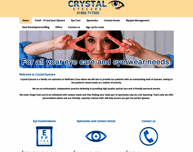 Crystaleyecare.co.uk thumbnail
