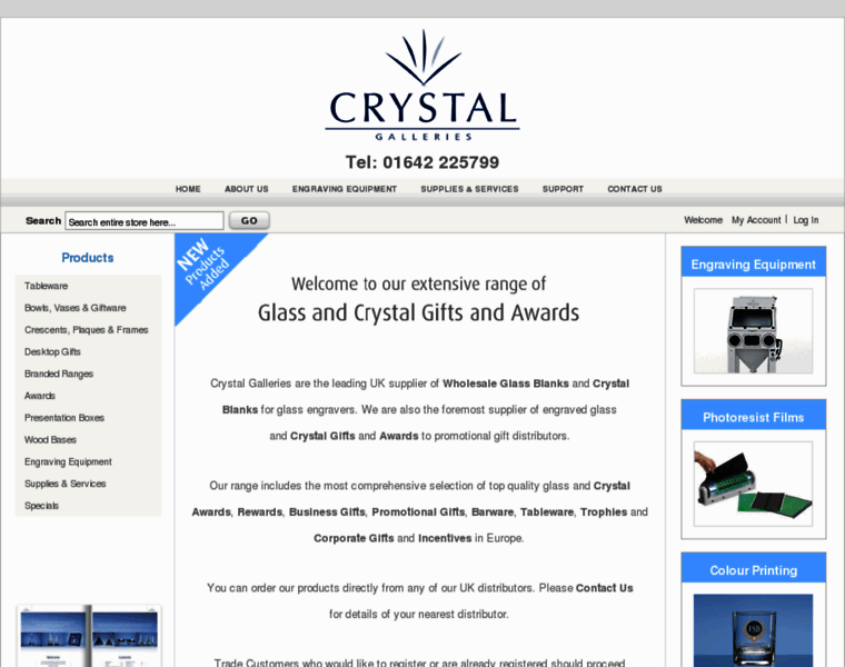 Crystalgalleries.co.uk thumbnail
