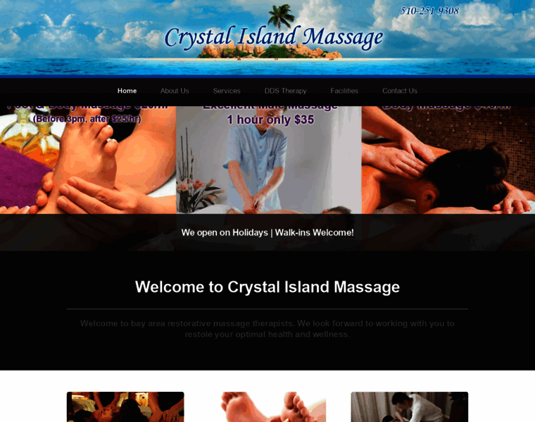 Crystalislandmassage.com thumbnail