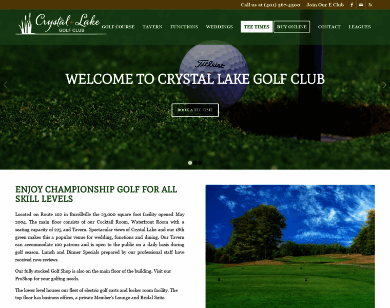 Crystallakegolfclub.com thumbnail