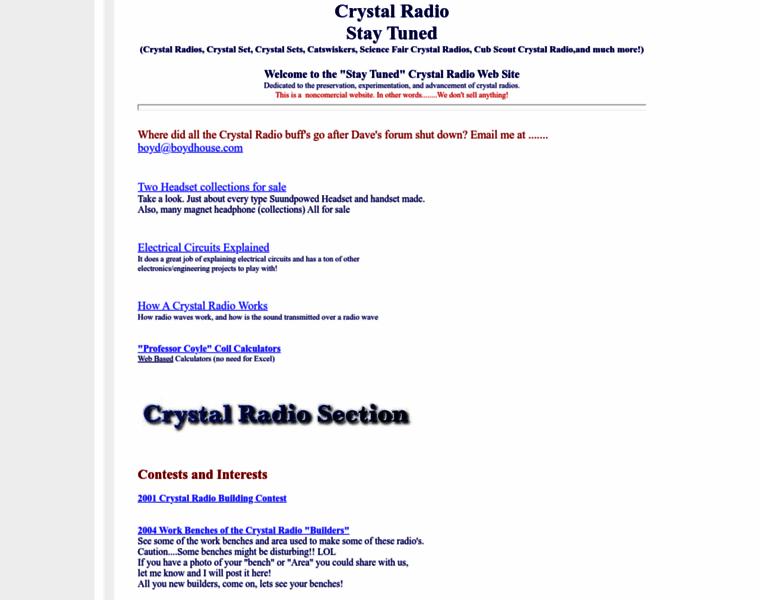 Crystalradio.net thumbnail