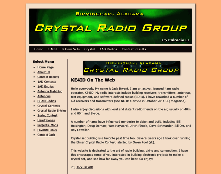 Crystalradio.us thumbnail
