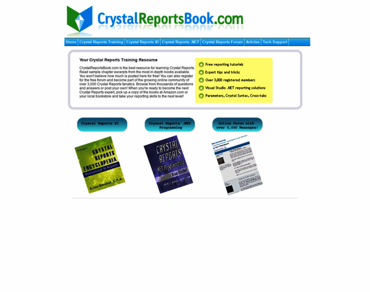 Crystalreportsbook.com thumbnail