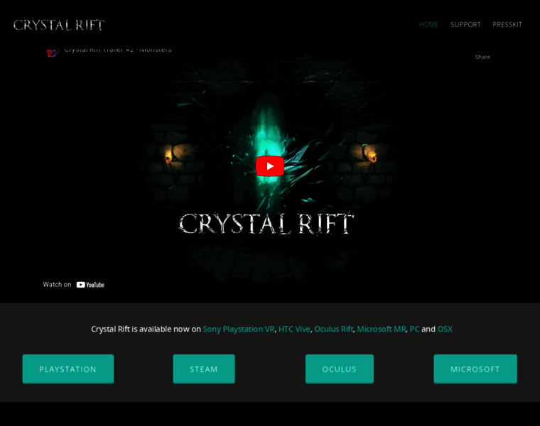 Crystalrift.com thumbnail