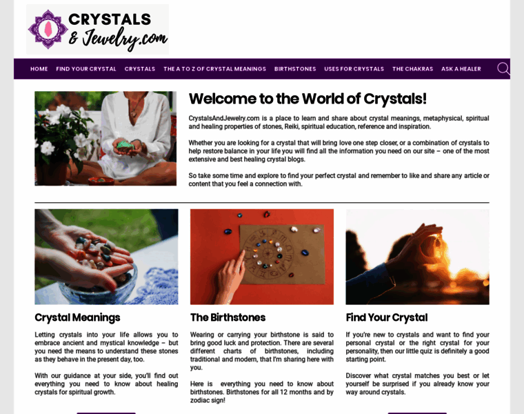 Crystalsandjewelry.com thumbnail