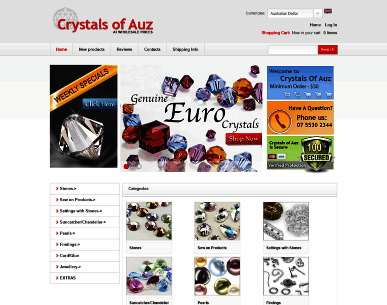 Crystalsofauz.com.au thumbnail
