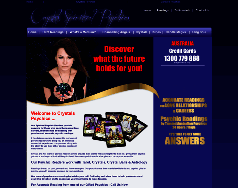 Crystalspsychics.com.au thumbnail