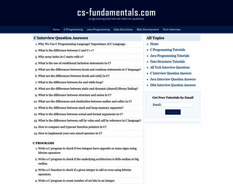 Cs-fundamentals.com thumbnail