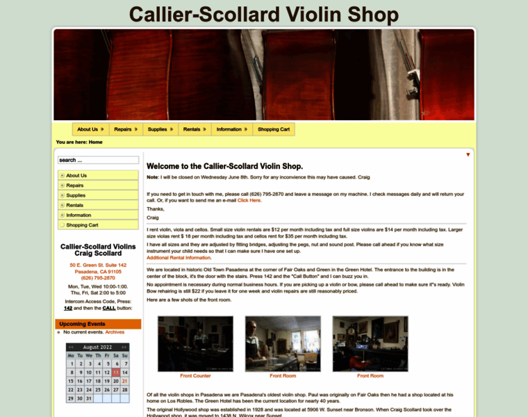 Cs-violin-shop.com thumbnail