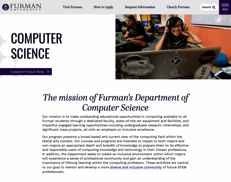 Cs.furman.edu thumbnail