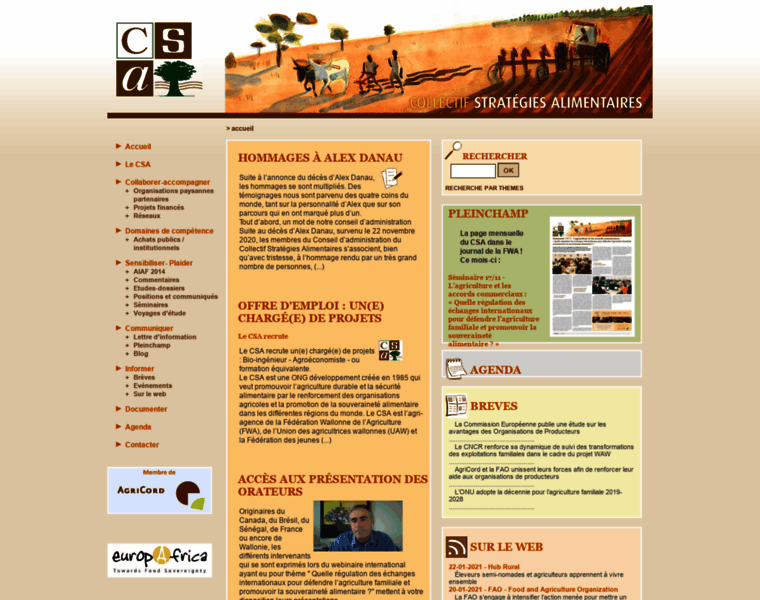 Csa-be.org thumbnail