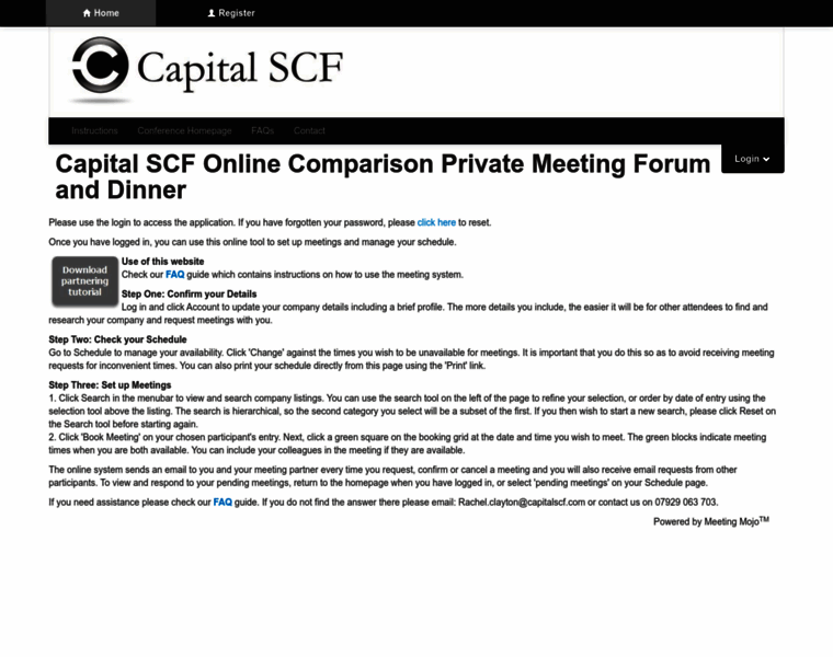 Cscf.meeting-mojo.com thumbnail
