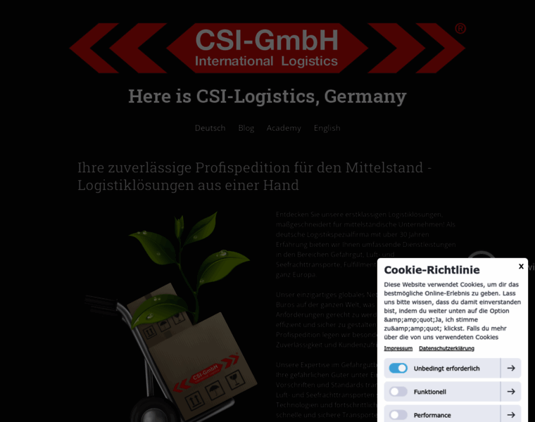 Csi-logistics.de thumbnail