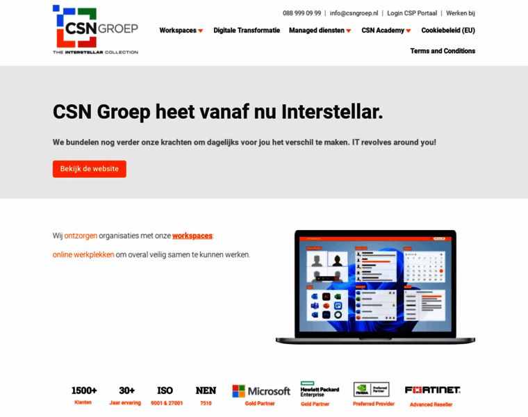 Csngroep.nl thumbnail