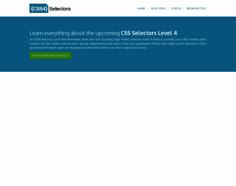 Css4-selectors.com thumbnail