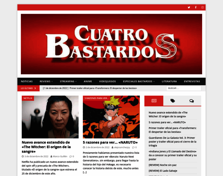 Cuatrobastardos.com thumbnail