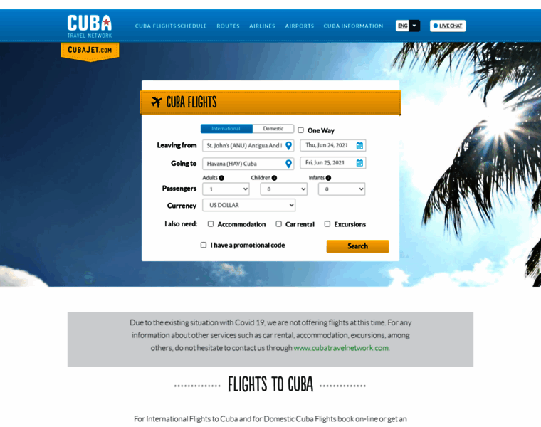 Cubajet.com thumbnail