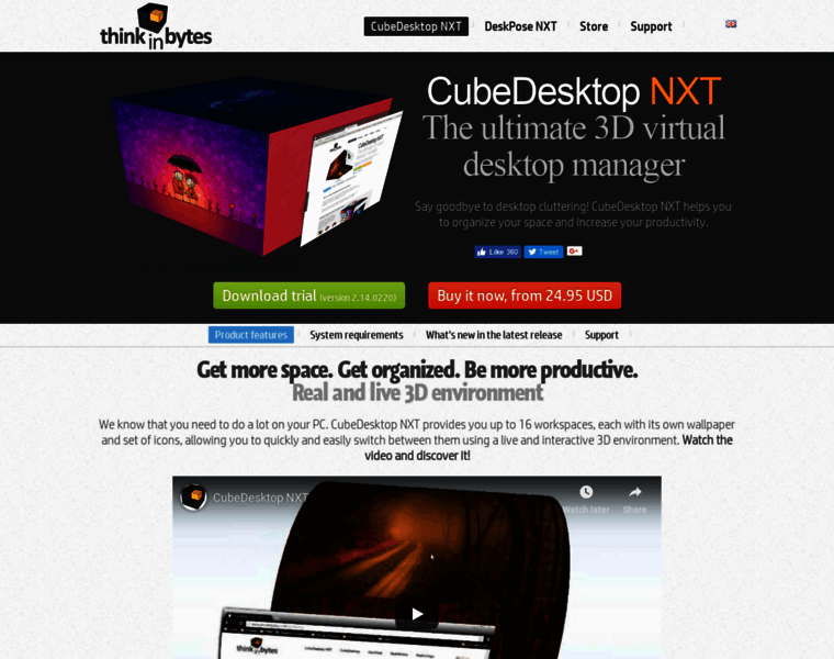 Cubedesktop.com thumbnail