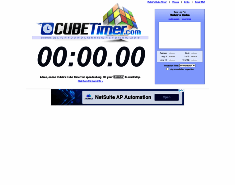 Cubetimer.com thumbnail