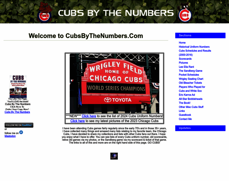 Cubsbythenumbers.com thumbnail