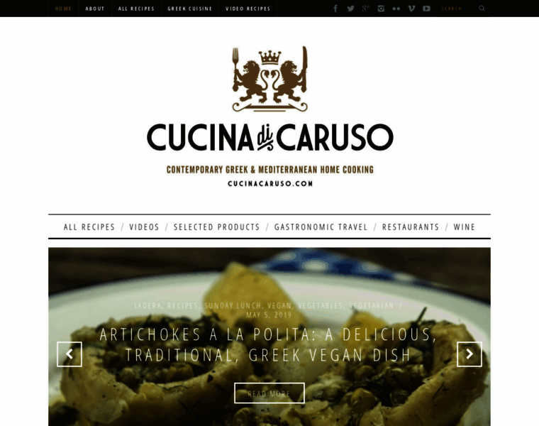 Cucinacaruso.com thumbnail